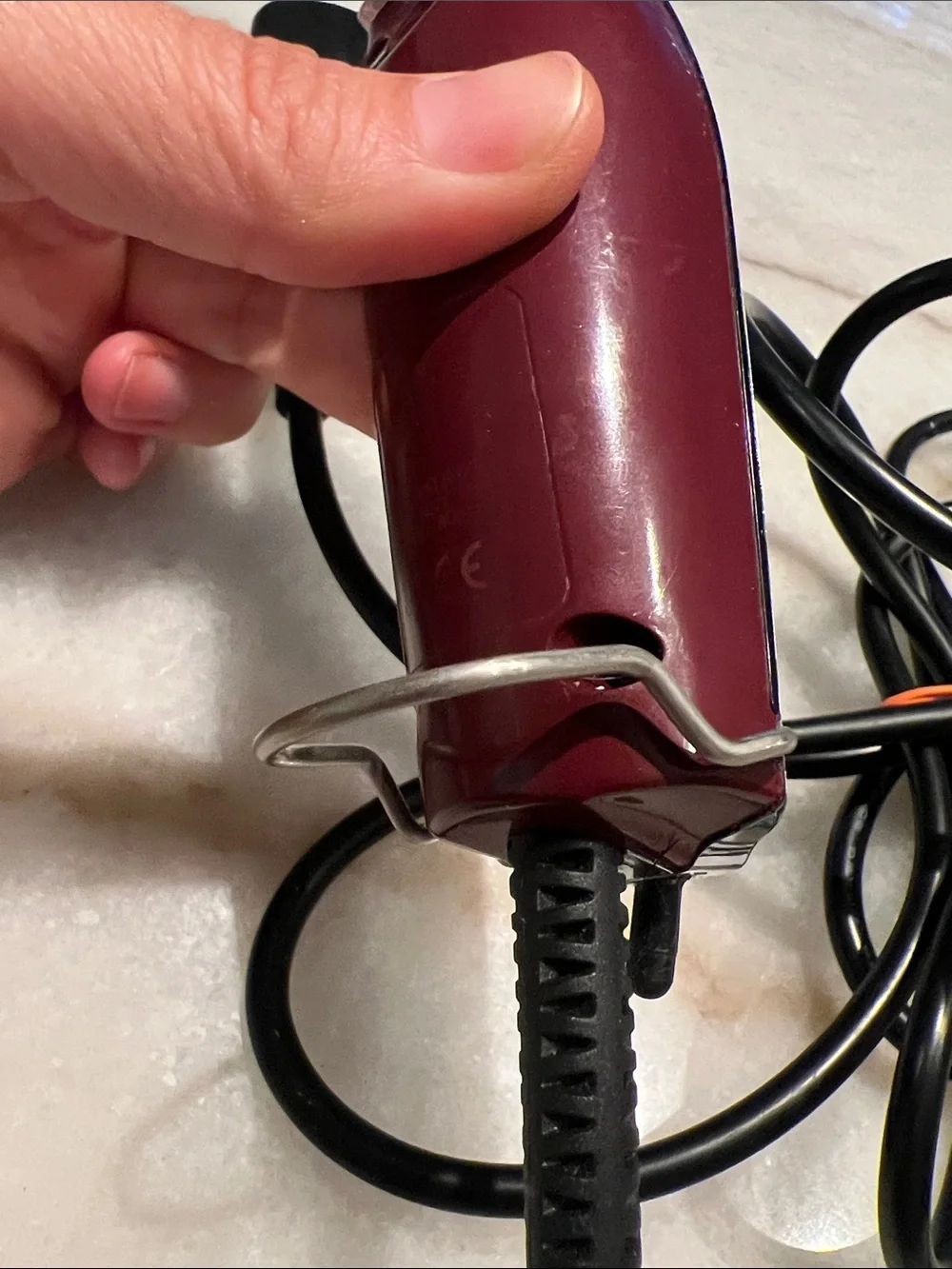 Wahl Professional 5-Star Detailer (corded) – chrome/burgundy red